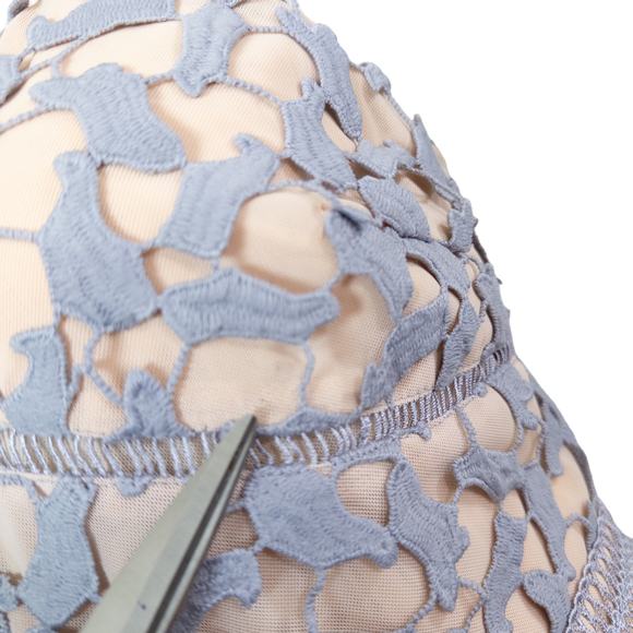 Elliatt Tingle Chemical Lace Sleeveless Midi Dress in Lilac Blue Nude Medium - Picture 15 of 15